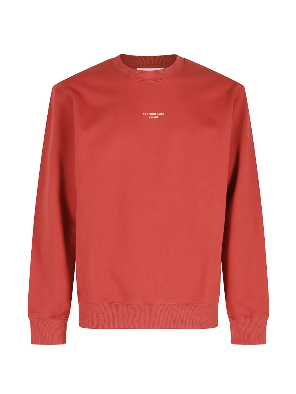 Drôle De Monsieur logo-print sweatshirt - Rosso
