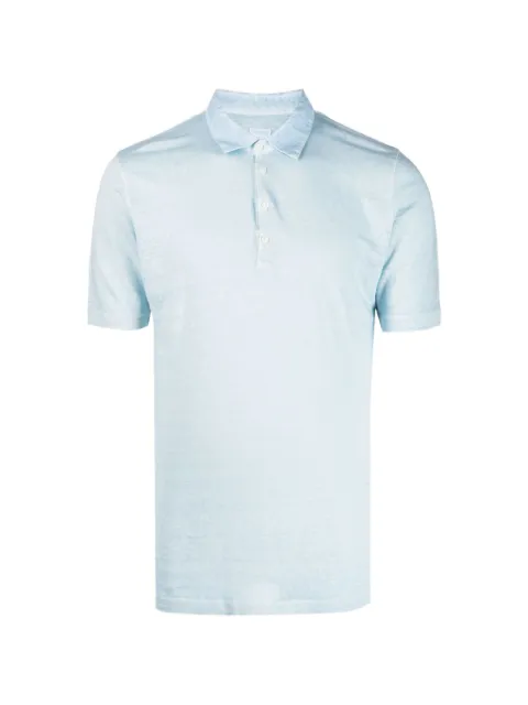120% Lino short-sleeve polo shirt