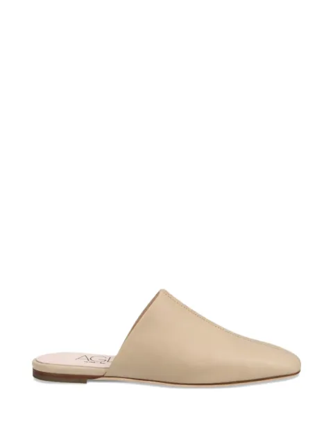 AGL square-toe mules