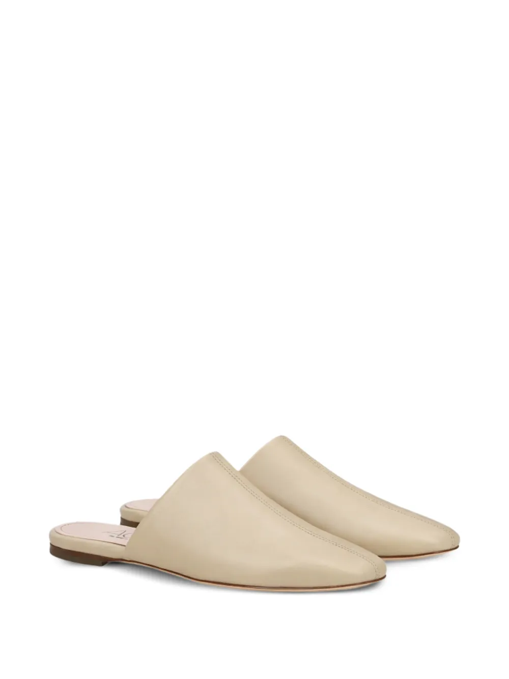  Agl Square-toe Mules - Neutrals 