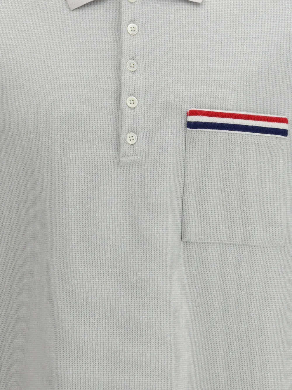 Thom Browne Poloshirt met borstzak Grijs