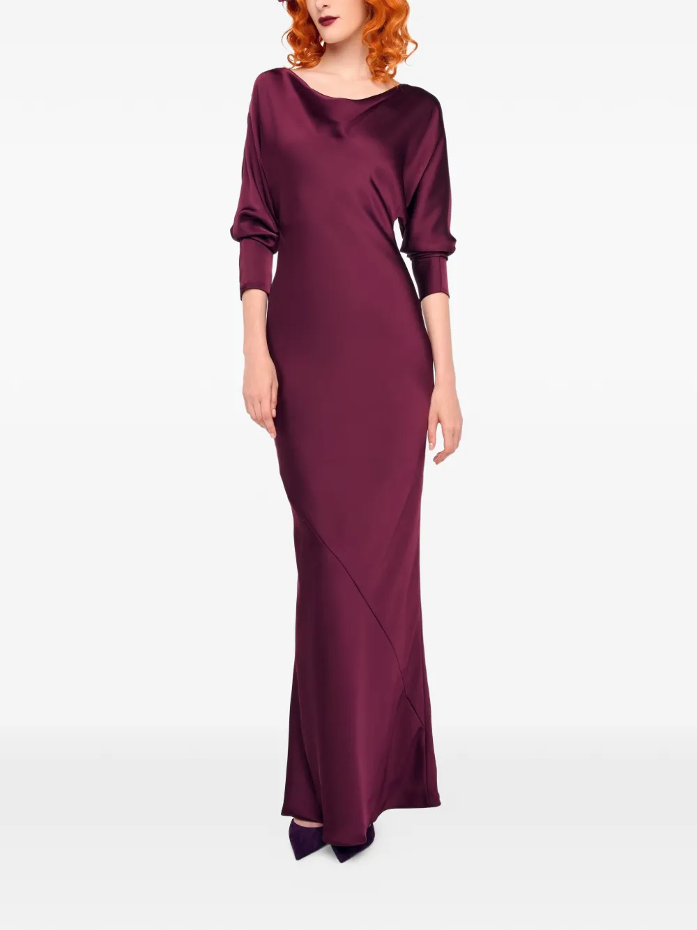 Norma Kamali Dolman Maria maxi dress - Rosso