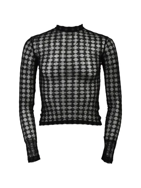 AMIRI top con cuello alto