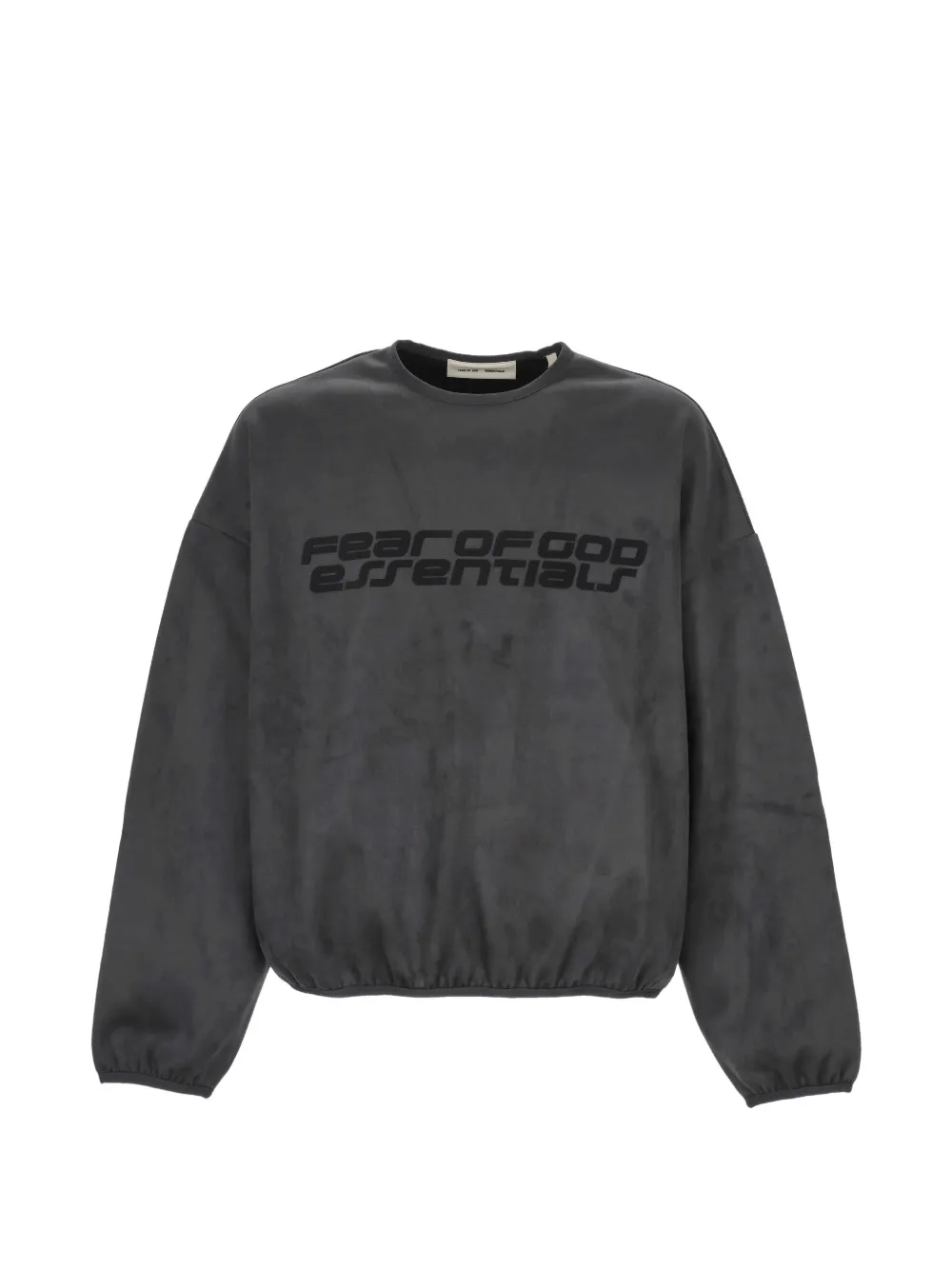 FEAR OF GOD ESSENTIALS logo sweatshirt - Grigio