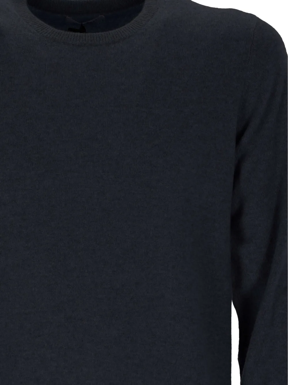  Soft Goat Jersey Con Cuello Redondo - Azul 