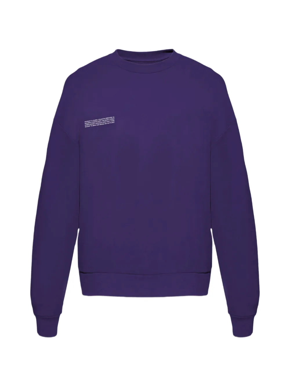Pangaia crew-neck long-sleeve sweatshirt - Blu