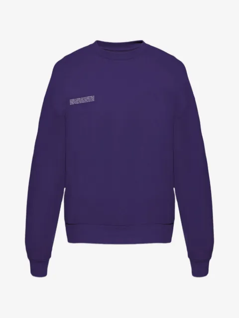 Pangaia langærmet sweatshirt med rund hals