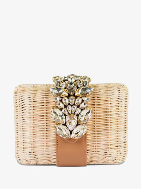 Gedebe bolsa de mano Capri con detalles de cristal