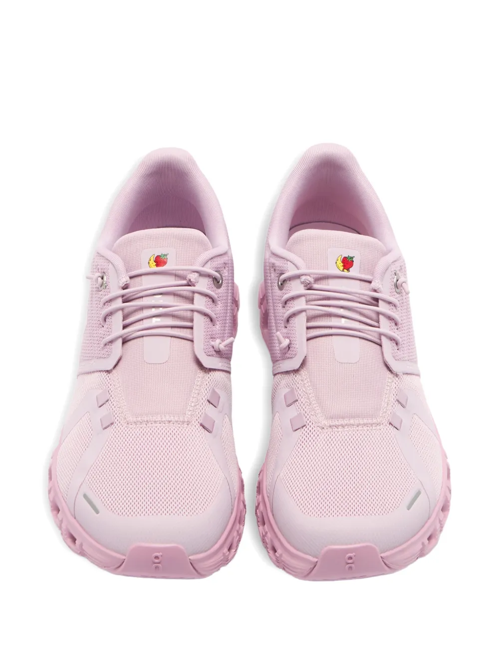 On x Sky High Farm Goods sneakers met logopatch Roze