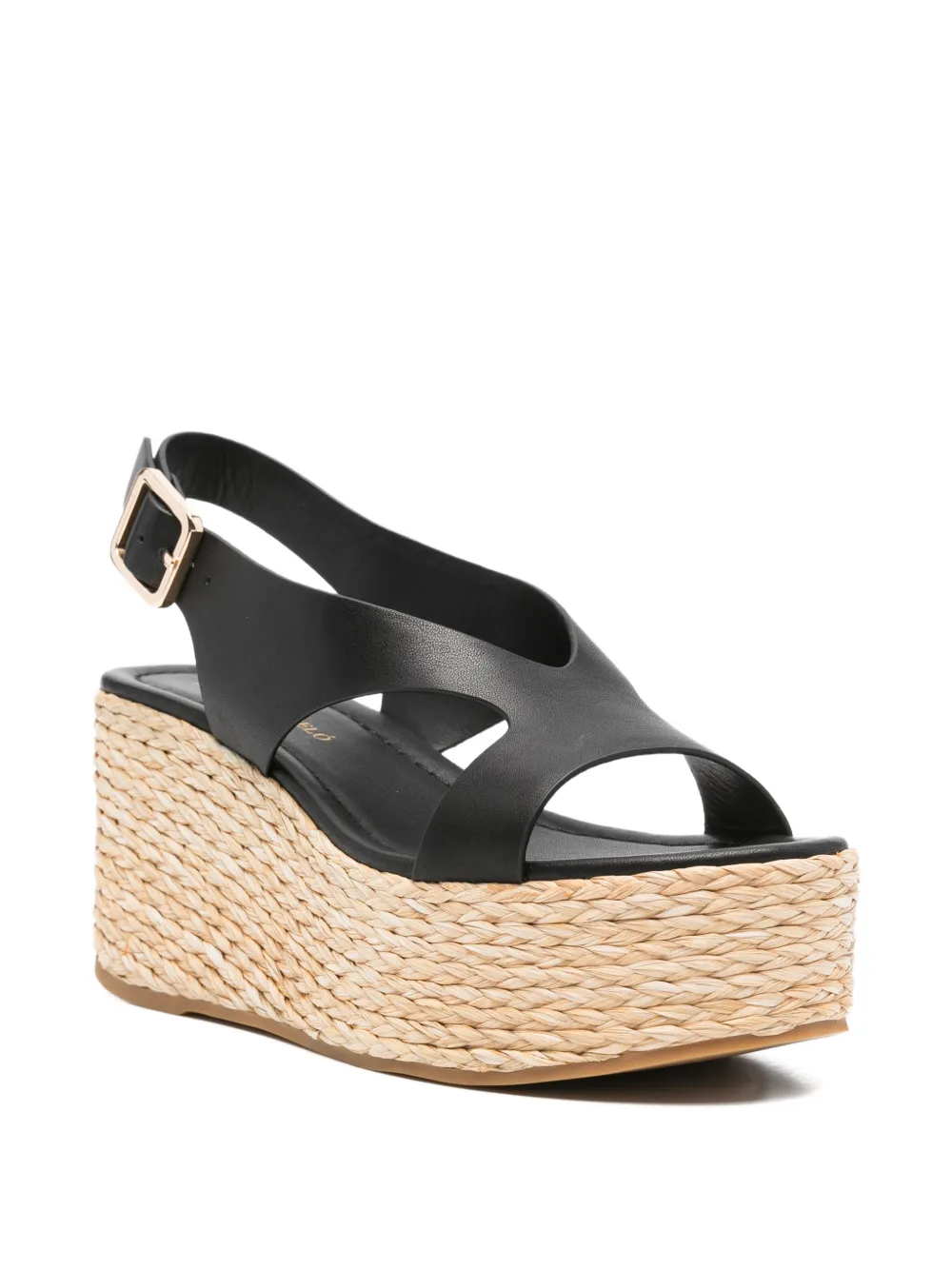 Paloma Barceló Criss Cross leren pumps Zwart