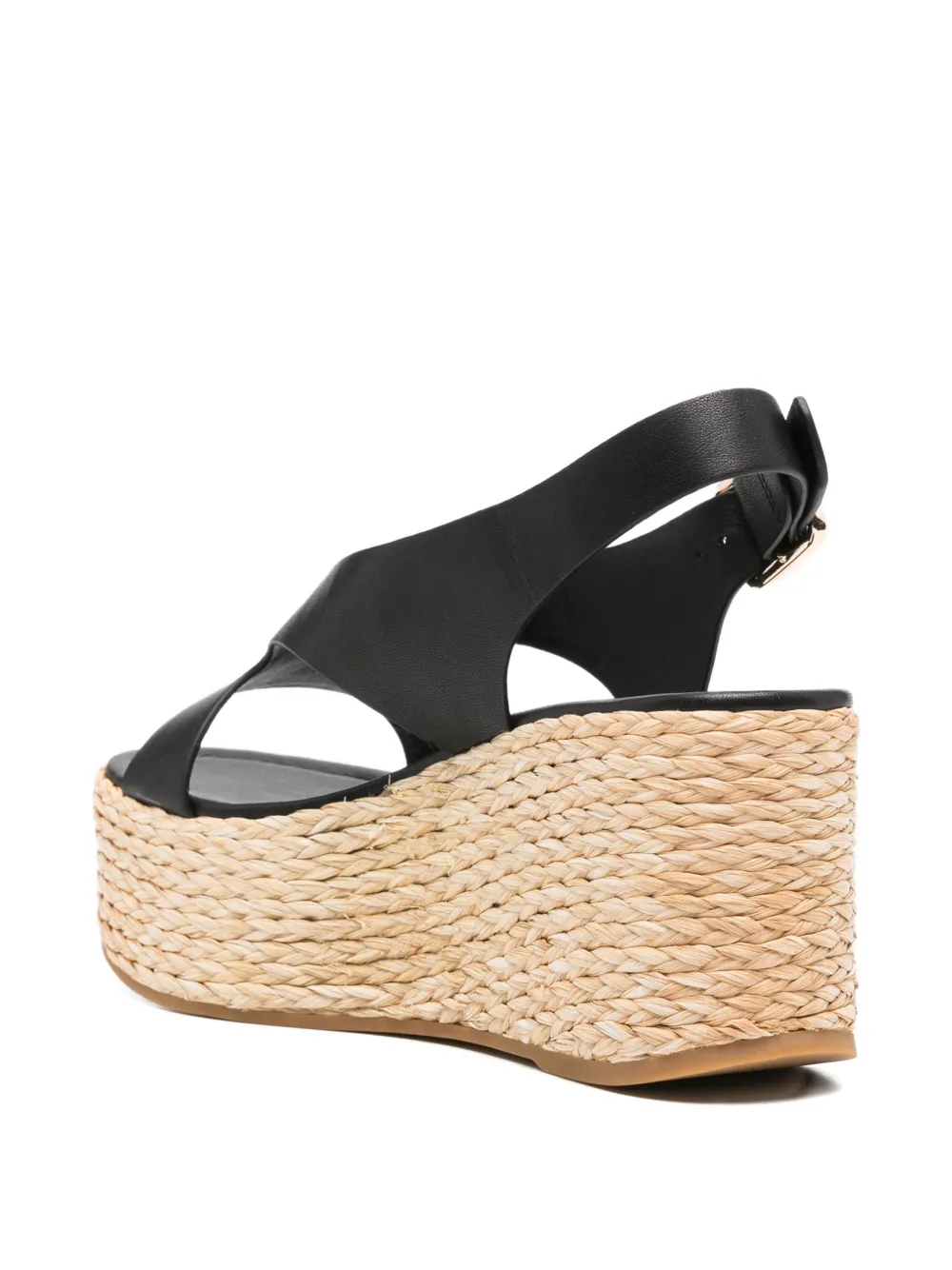 Paloma Barceló Criss Cross leren pumps Zwart