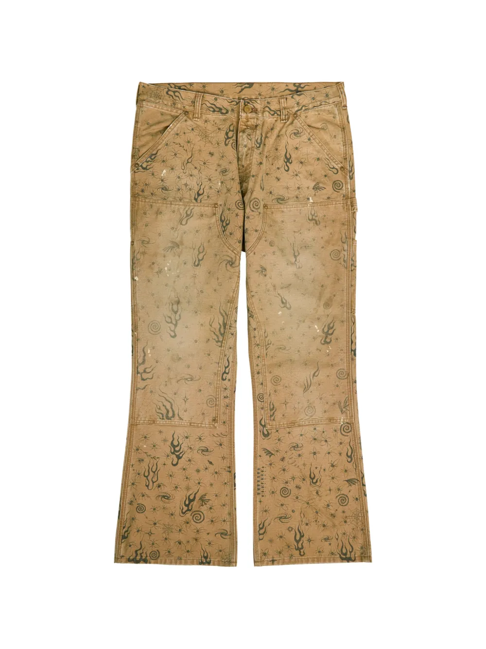 SAINT MXXXXXX Pantaloni con stampa - Toni neutri