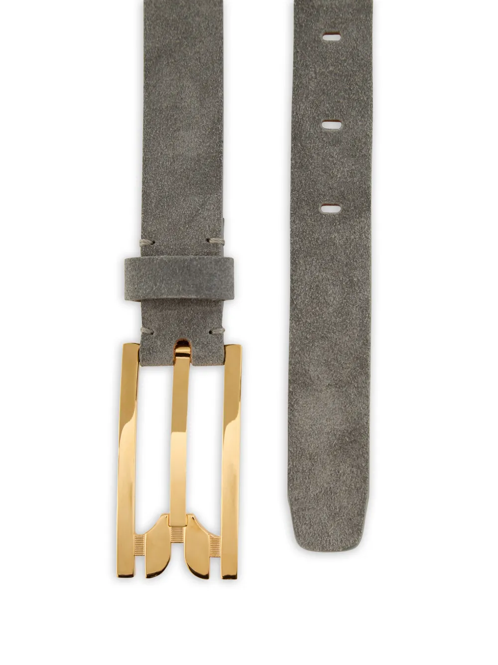 Victoria Beckham Dorian riem met gesp Grijs