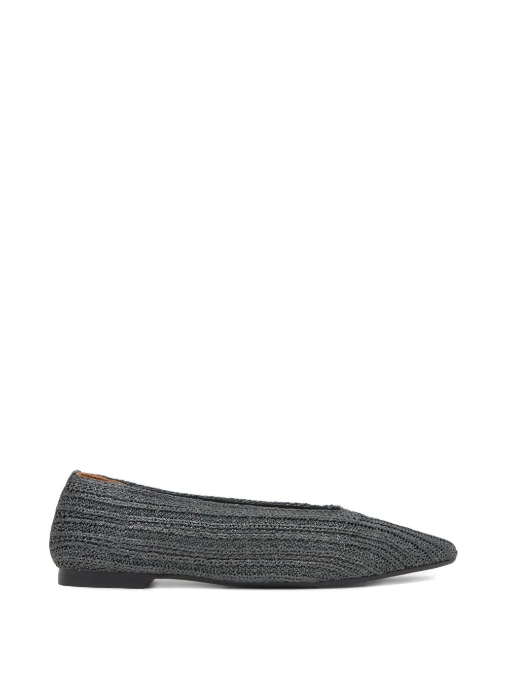Castañer point-toe woven ballet flats - Grigio