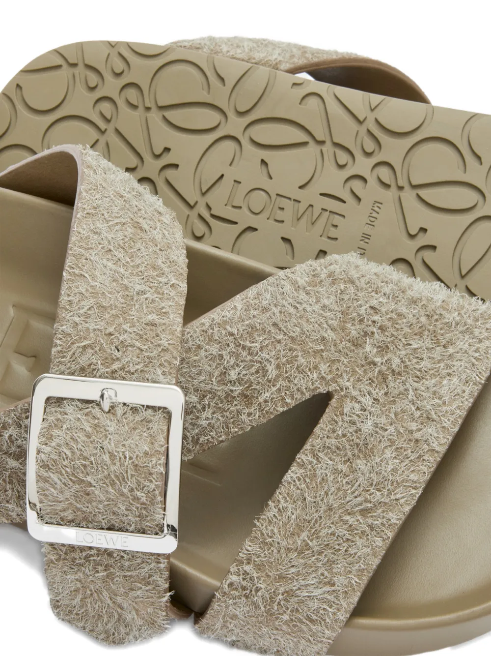 LOEWE Sandalen met gespbandje Beige