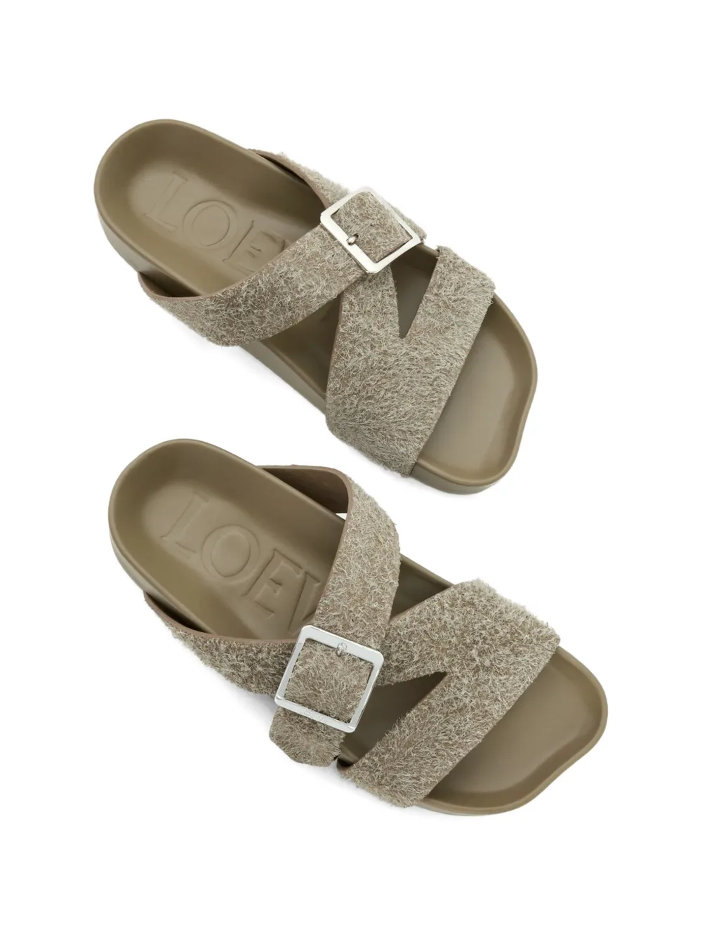 LOEWE Sandalen met gespbandje Beige