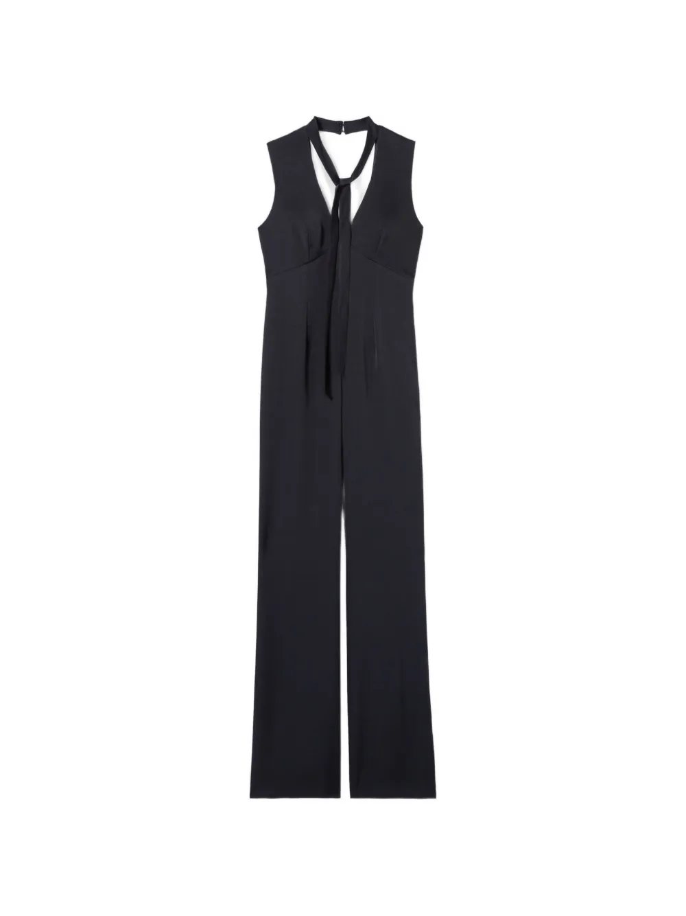 Claudie Pierlot tie neck jumpsuit - Blu
