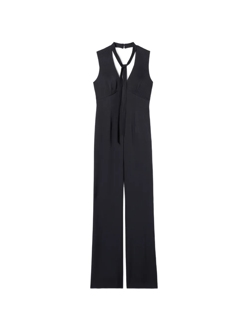 Claudie Pierlot tie neck jumpsuit - Blu
