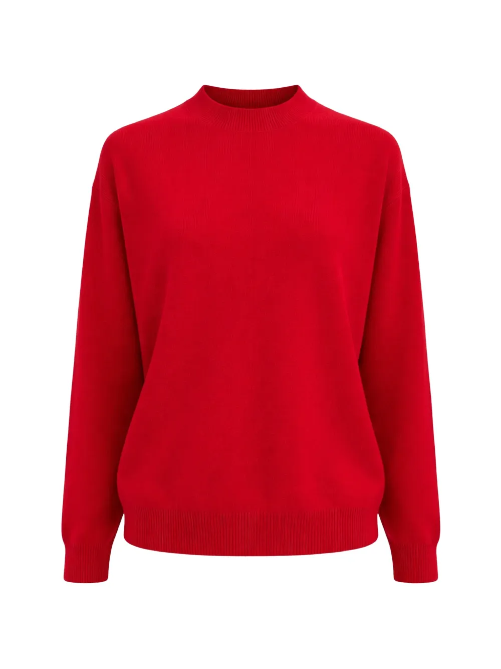 Tibi Anna Merino Wool racerback sweater - Rosso