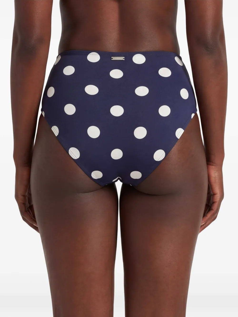 Cult Gaia Alouette high waist bikinislip met stippen Blauw
