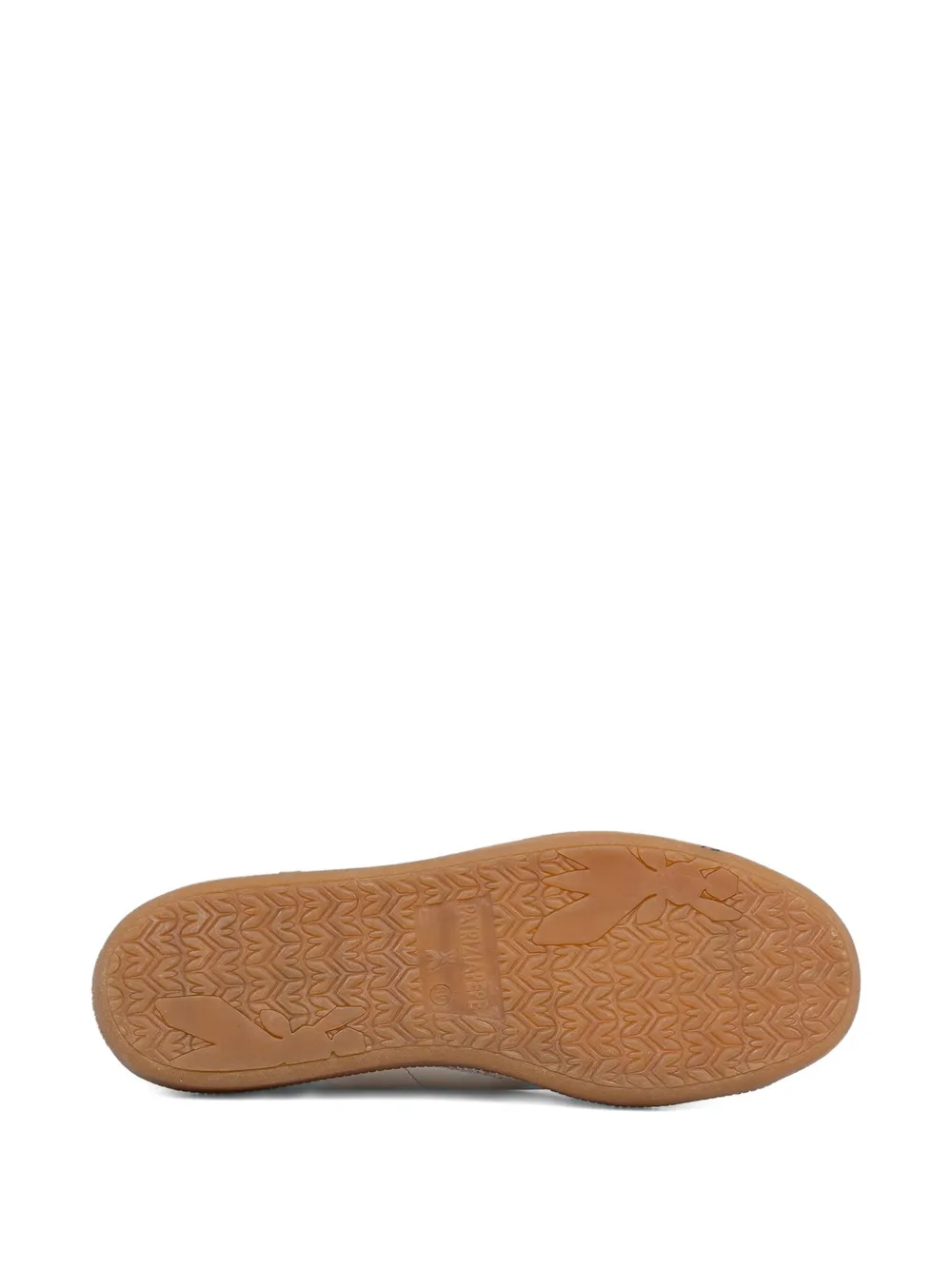 Patrizia Pepe Geperforeerde leren sneakers Wit