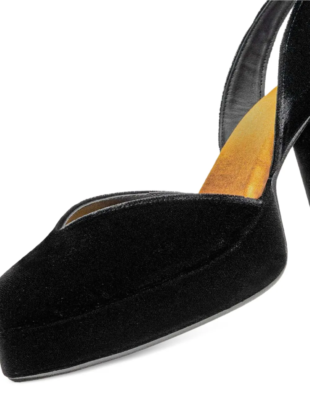 Castañer Verona pumps met plateauzool Zwart