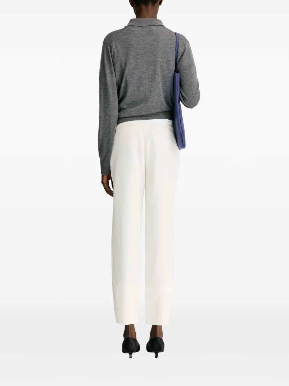 LouLou de Saison Broek met toelopende pijpen Wit