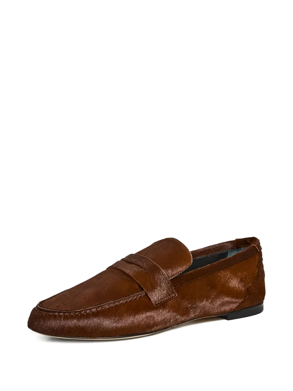 JAMIE HALLER penny loafer flat loafers - Marrone