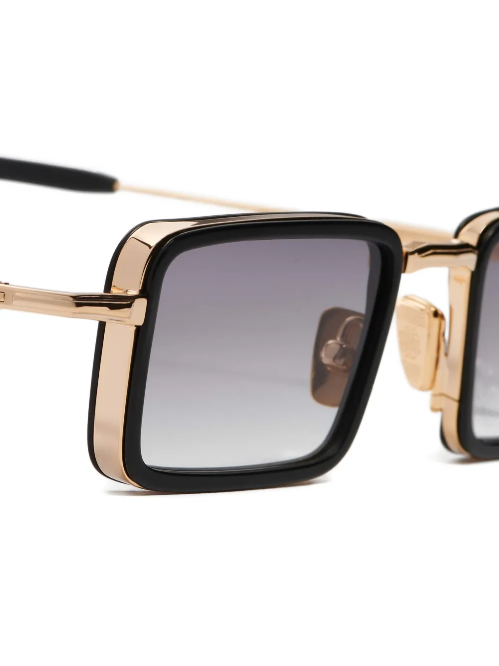  John Dalia Rectangle Sunglasses - Black 