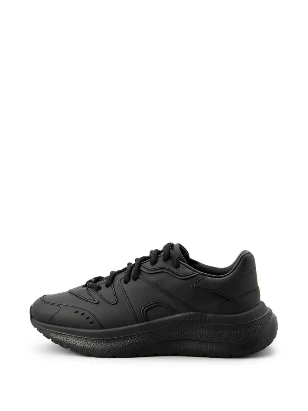 Casadei lace-up platform sneakers Zwart