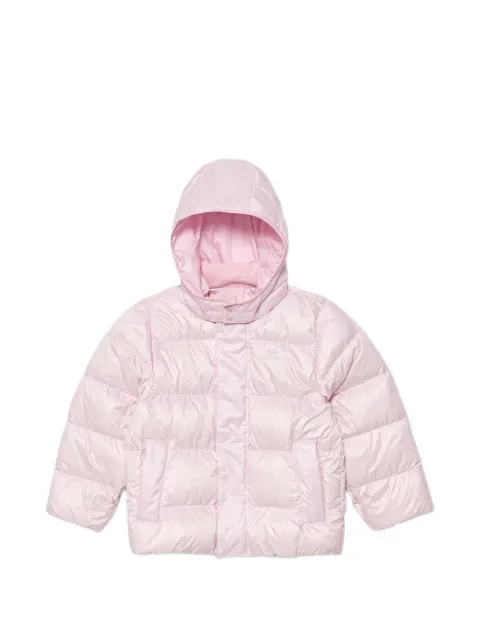 adidas Kids chamarra capitonada con capucha y logo estampadoç