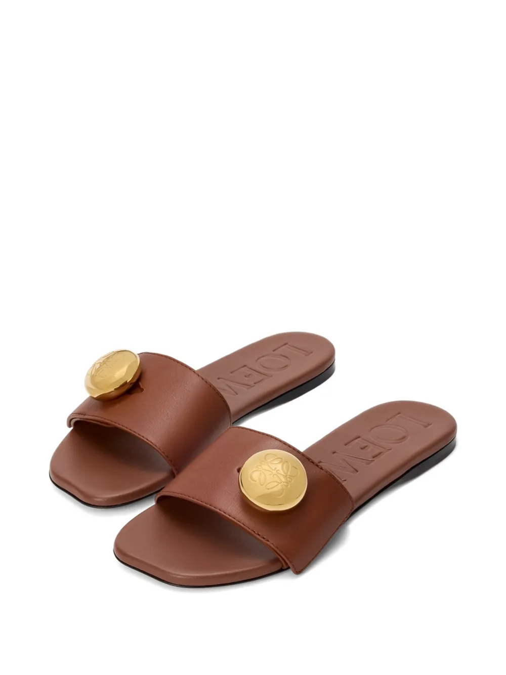 LOEWE round-detail sandals Bruin