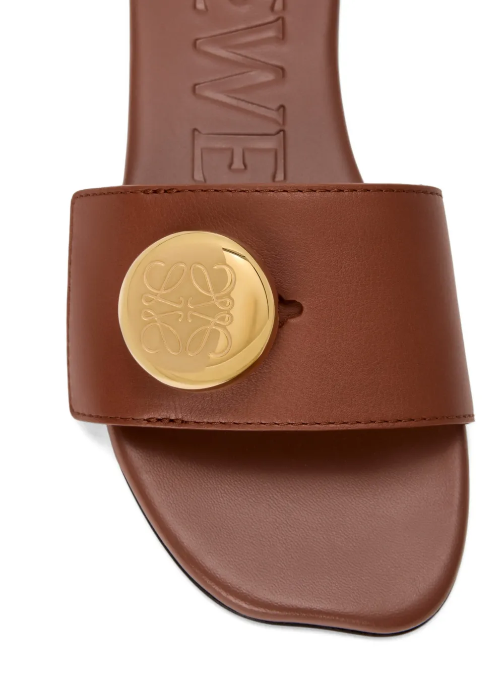 LOEWE round-detail sandals Bruin