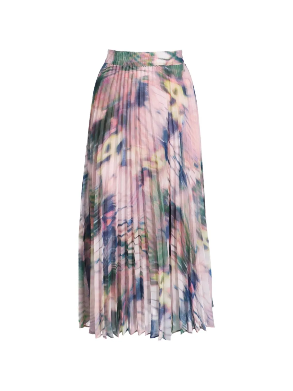 BOSS printed pleated midi skirt - Rosa