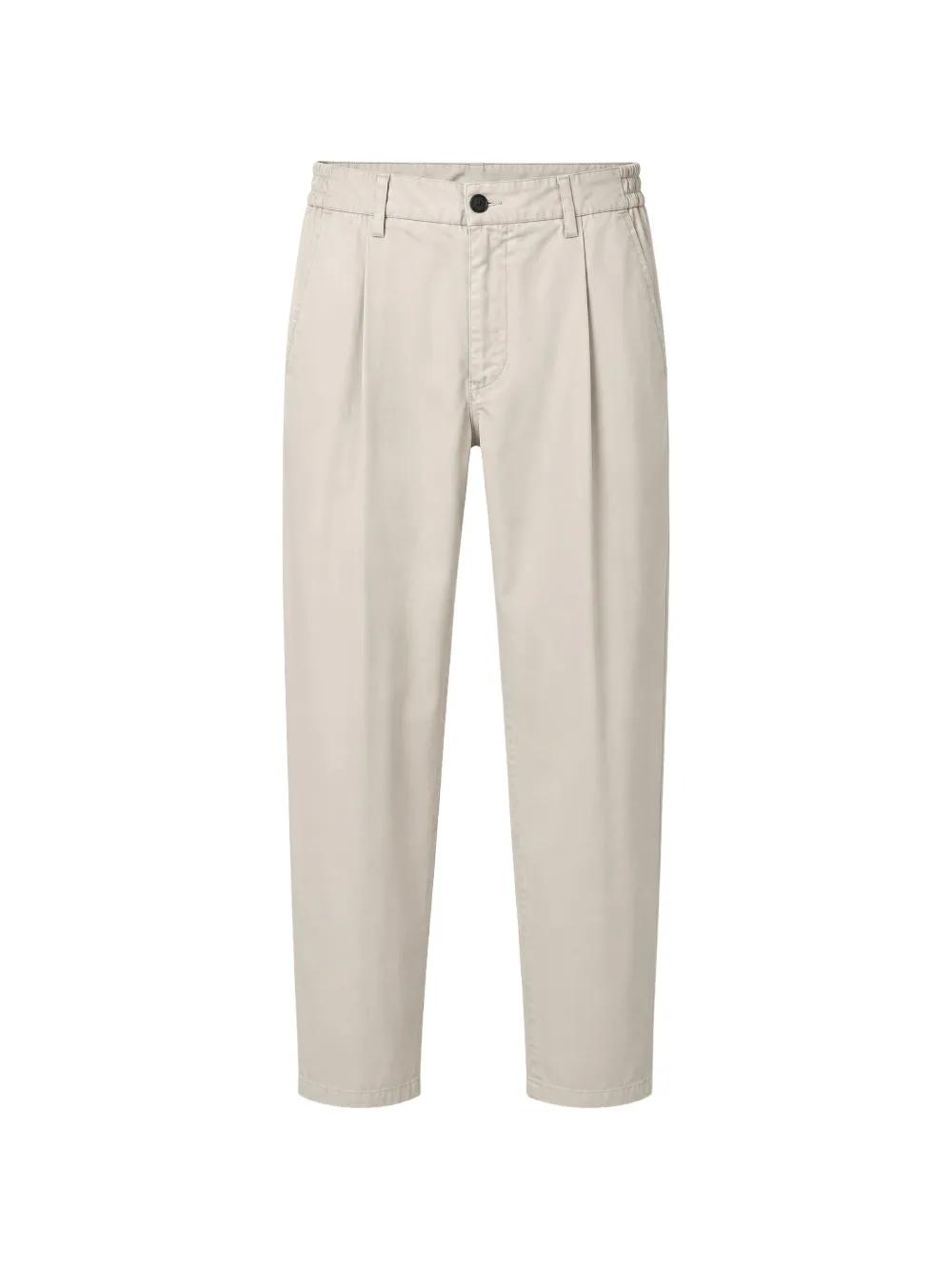 Eleventy pleated elasticated-waist trousers - Bianco