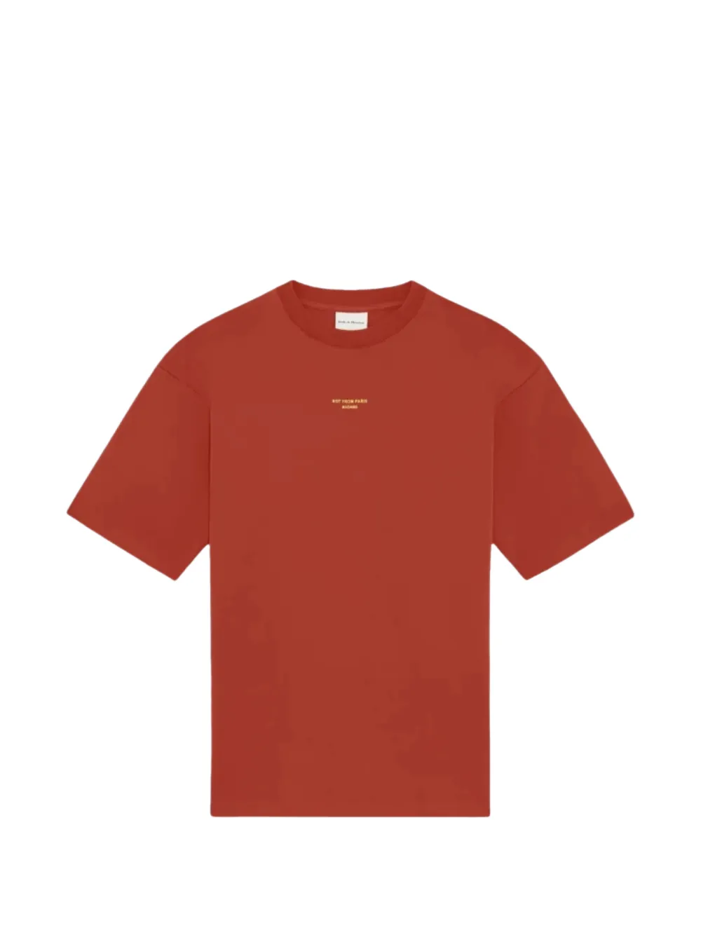 Drôle De Monsieur logo-print T-shirt - Rosso