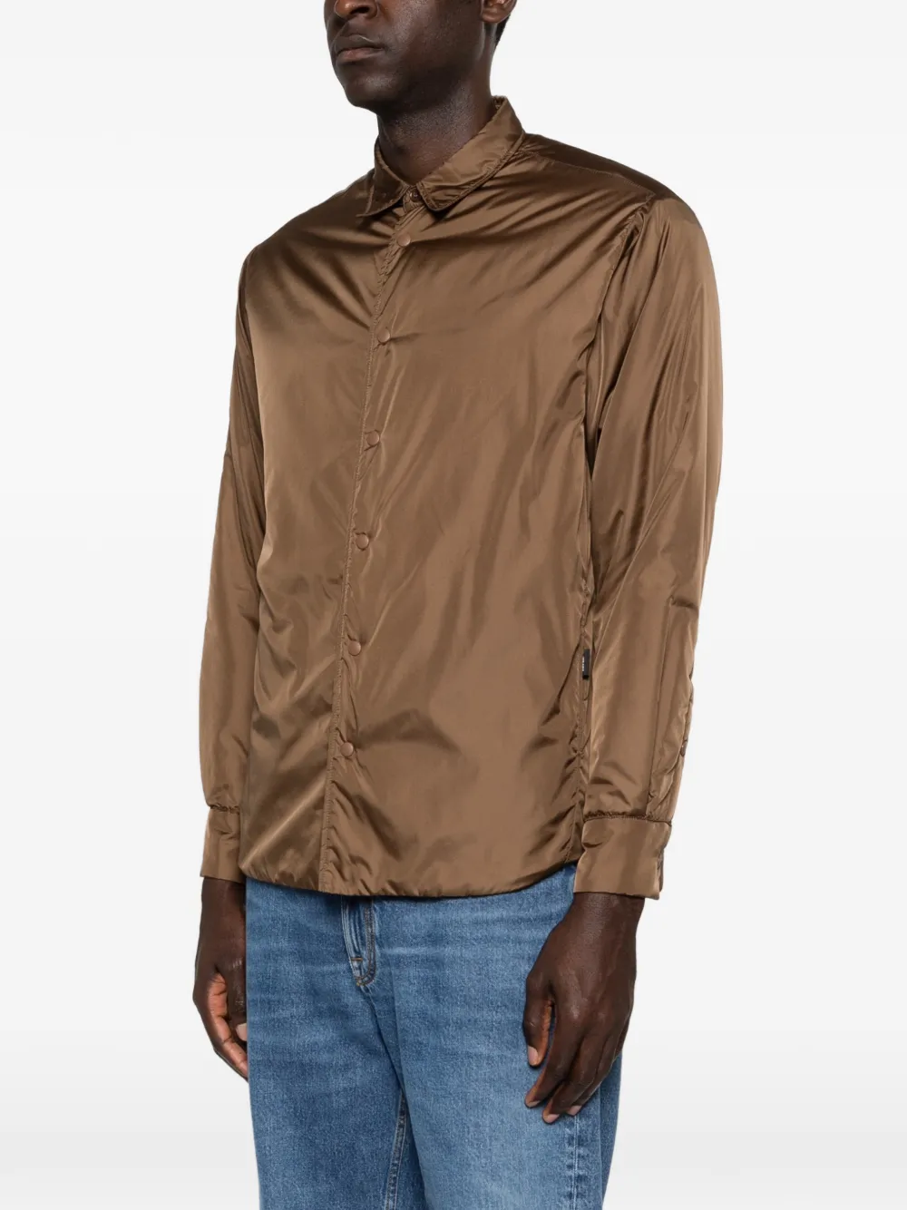  Aspesi Camisa Acolchada - Marrón 