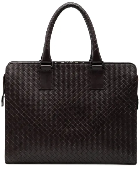 Bottega Veneta Pre-Owned 2009 ナッパ イントレチャート ビジネスバッグ