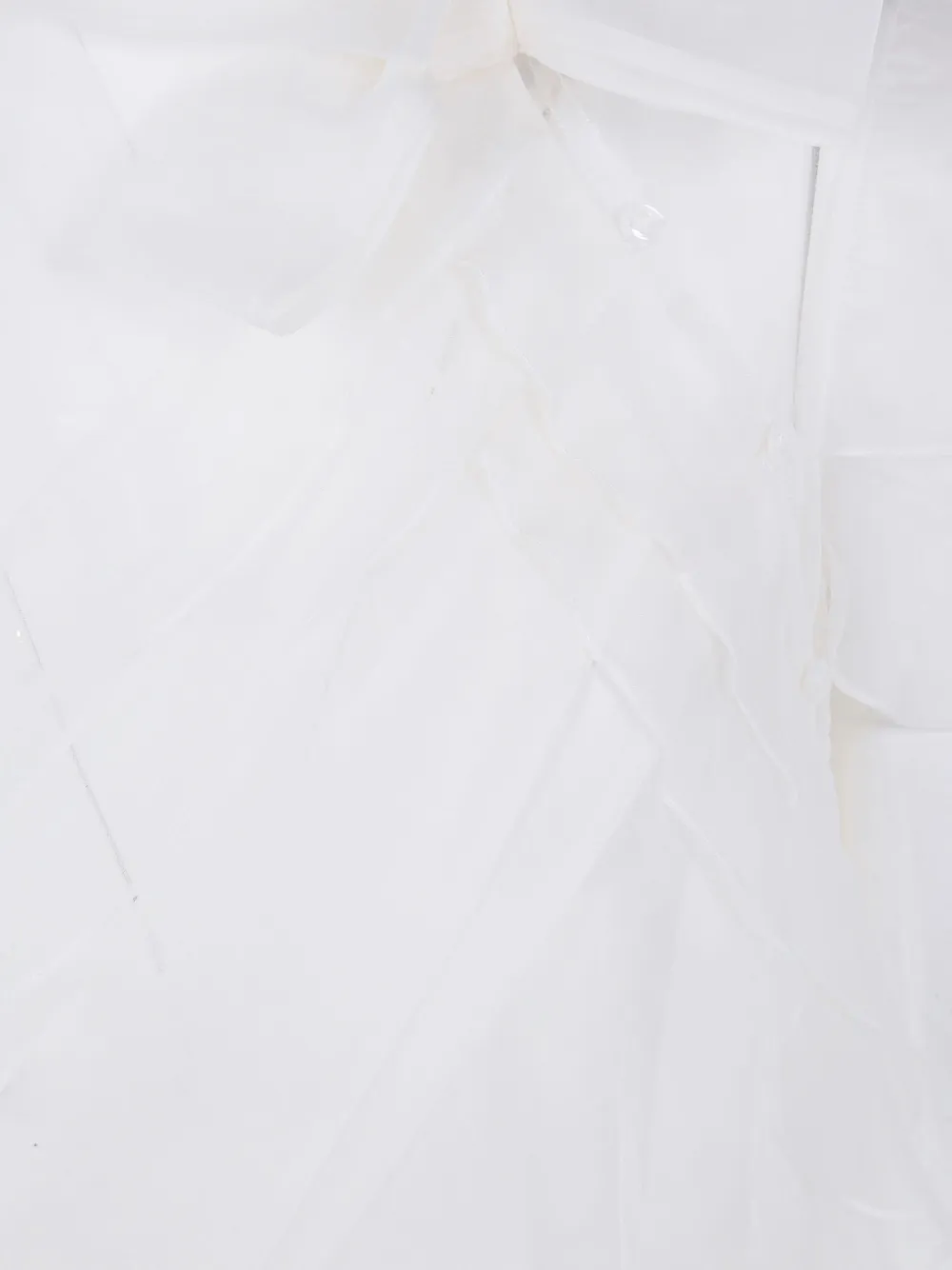 Simone Rocha Gelaagde jurk met ruches Wit