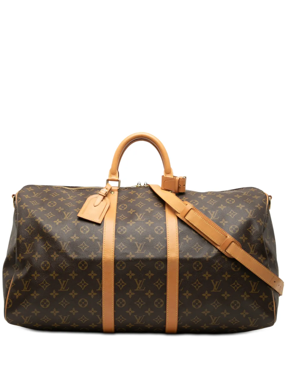 Louis Vuitton Pre-Owned 1995 Monogram Keepall Bandouliere 55 travel bag - Marrone