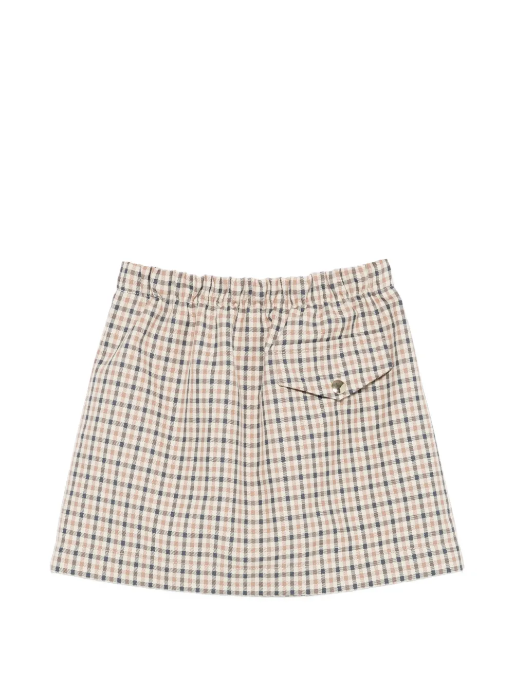  Douuod Kids Checked-pattern Skirt - Neutrals 