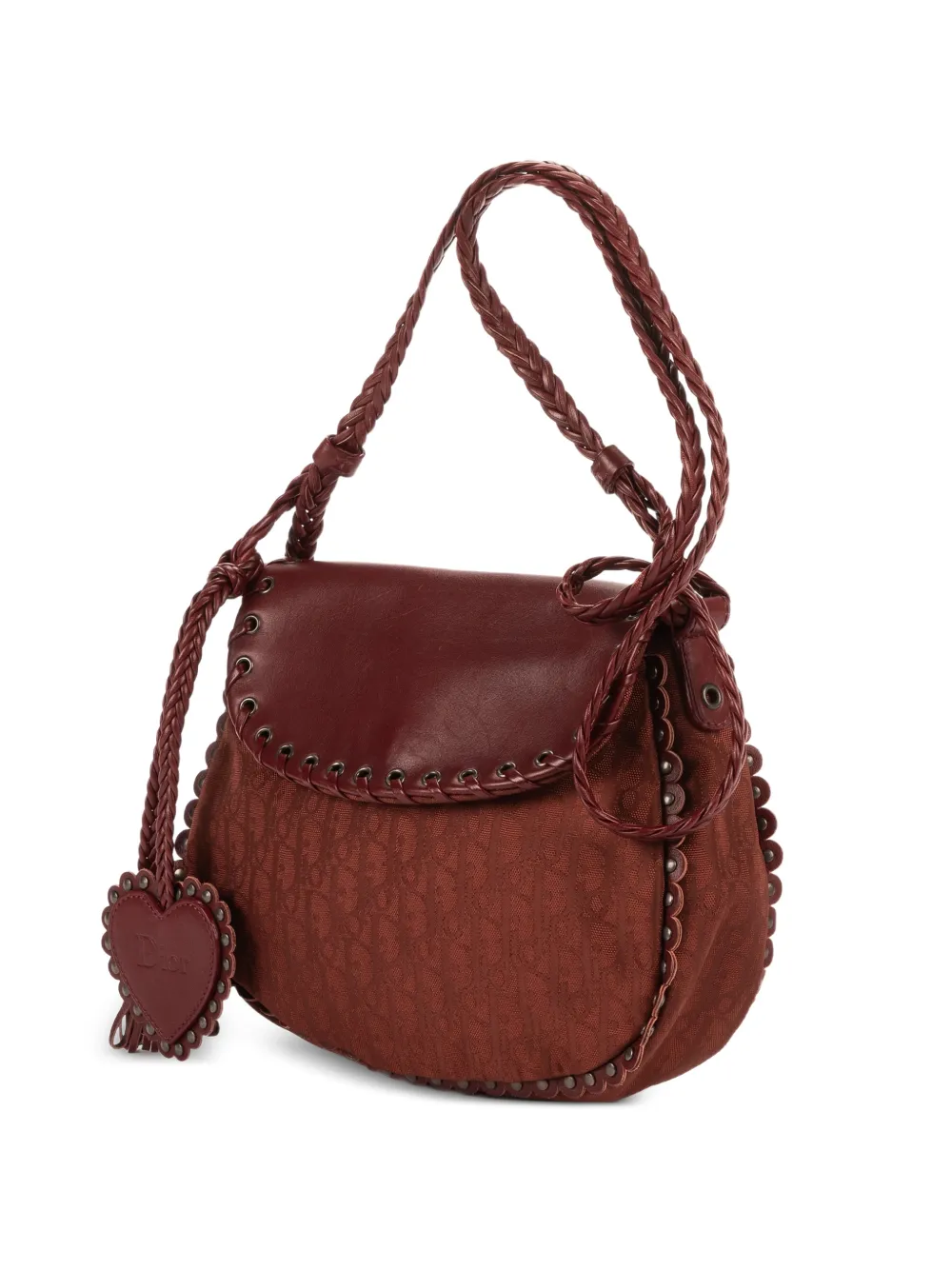 Mini Grommet Braided Strap Shoulder Bag