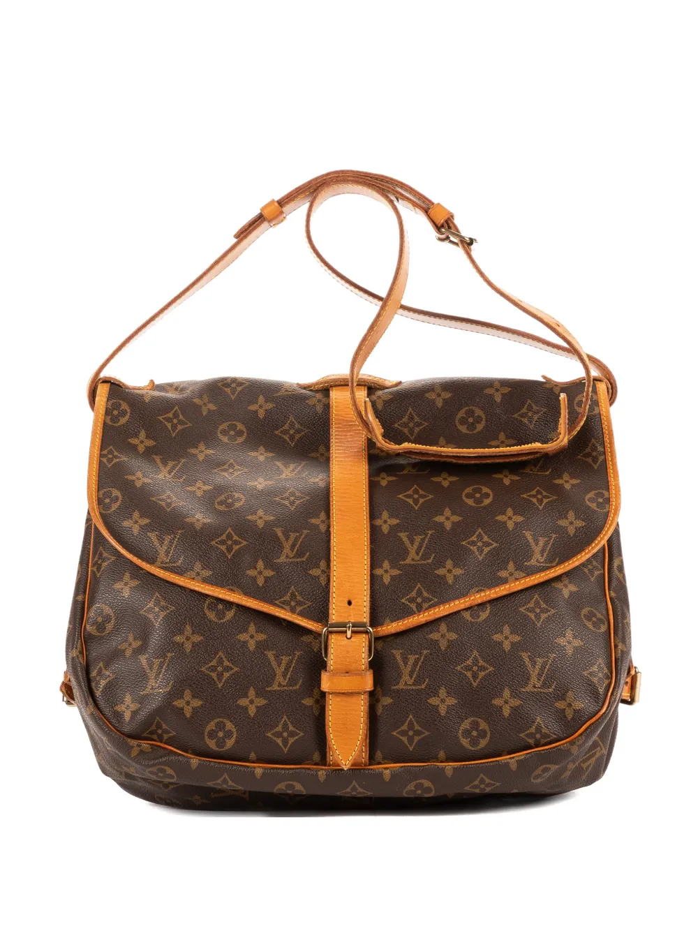 Louis Vuitton Pre-Owned 35 Saumur shoulder bag - Marrone