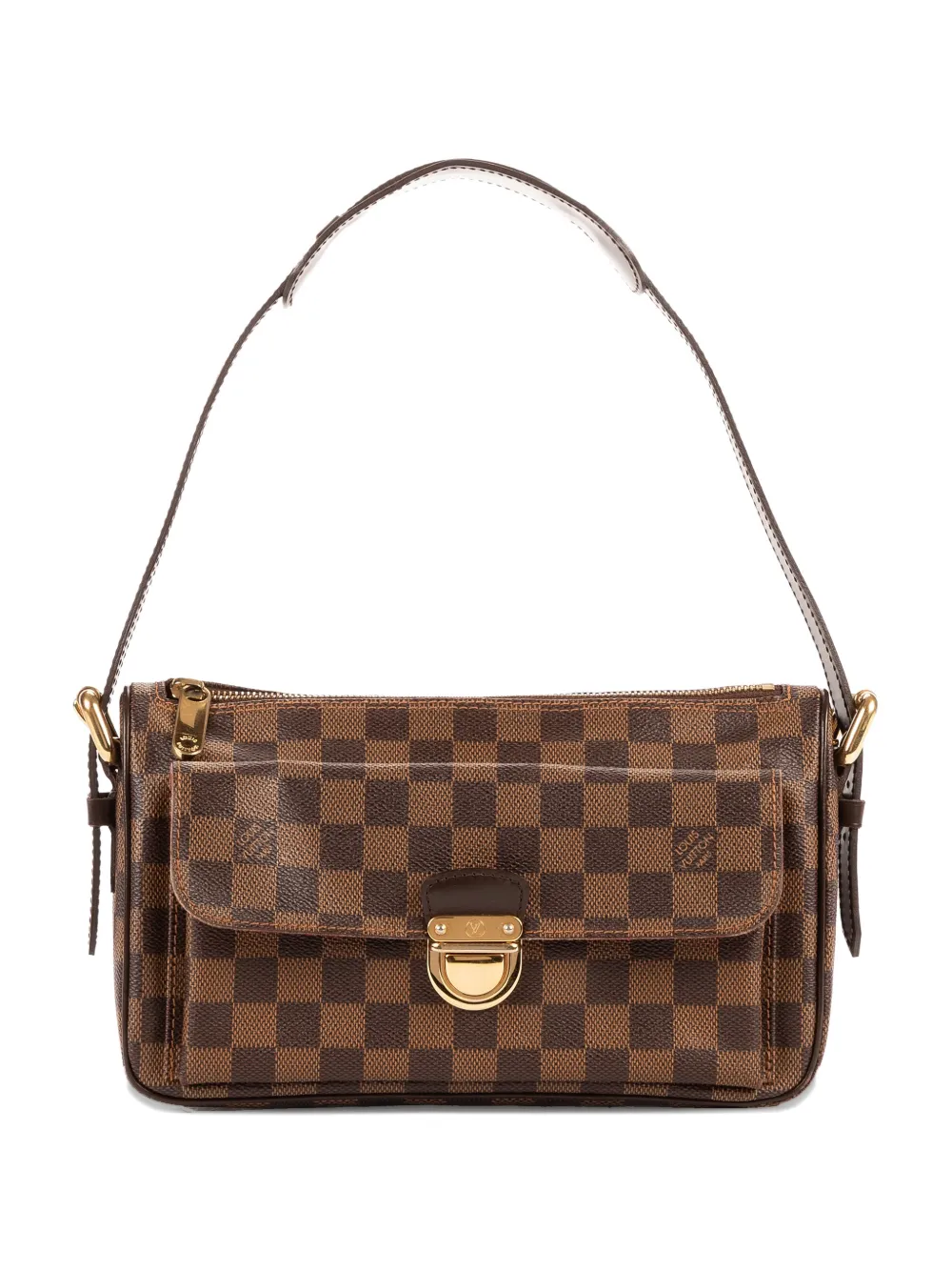 Louis Vuitton Pre-Owned GM Ravello check pattern tote bag - Marrone