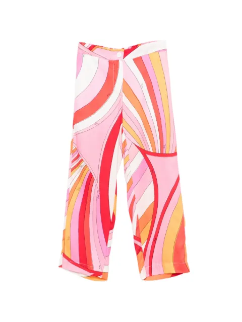 PUCCI Junior pantalones con motivo