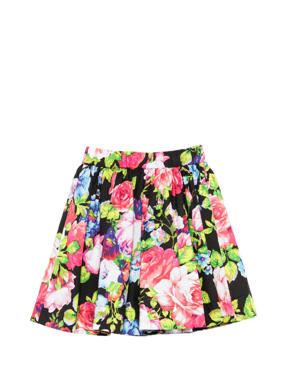 Moschino Kids Rok met bloemenprint Zwart