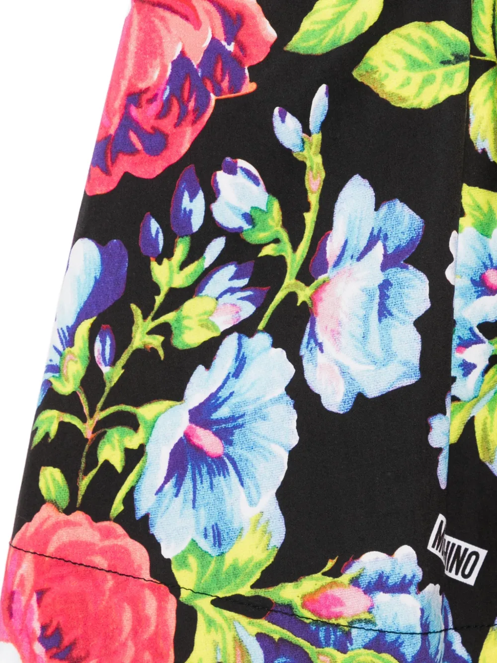 Moschino Kids Rok met bloemenprint Zwart