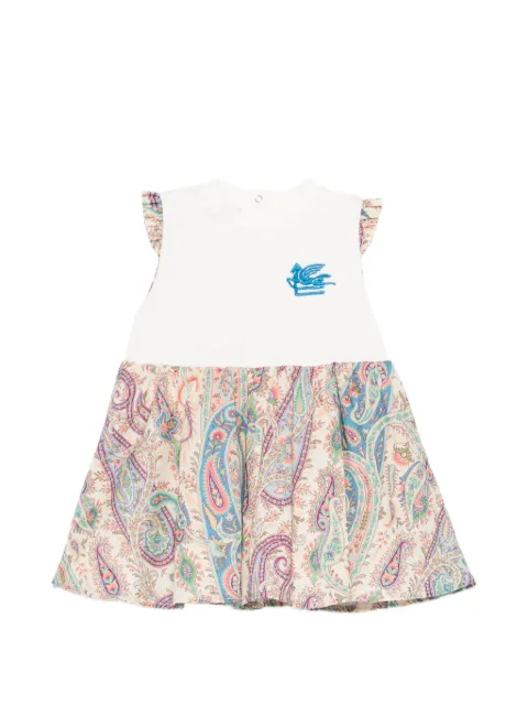 ETRO KIDS ruffled paisley-print dress