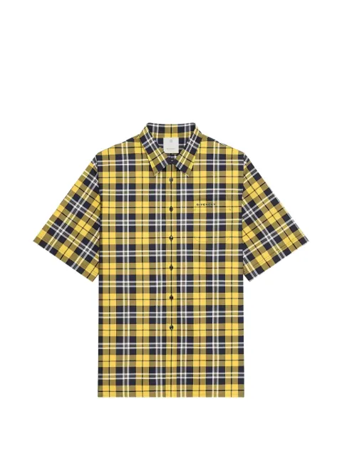 Givenchy check-pattern short-sleeve shirt