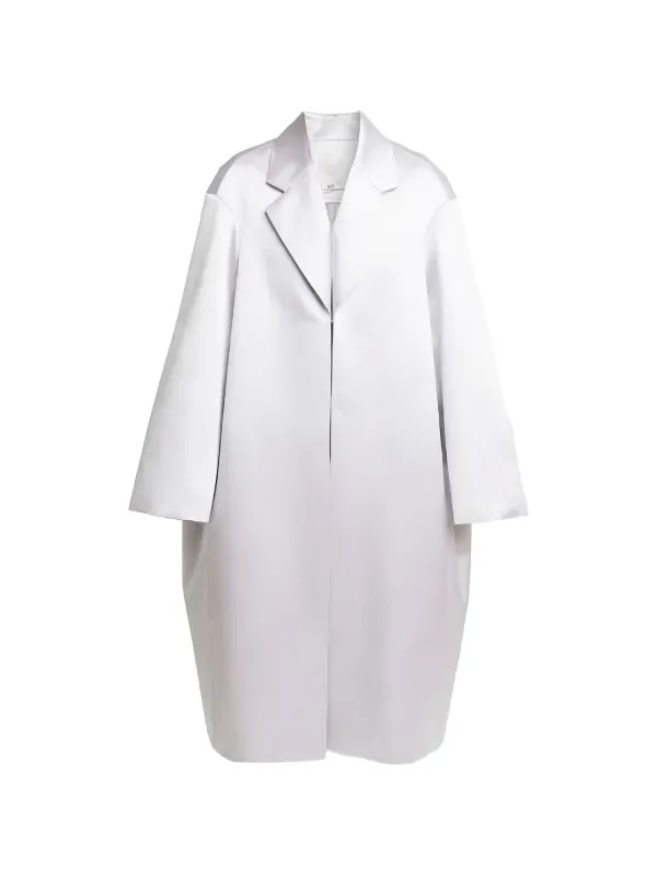 Givenchy Lighter Oversized Cocoon Coat in Grey